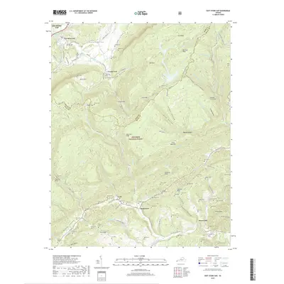 2019 Map of East Stone Gap, 2019 Print