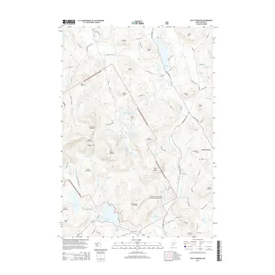 2014 Map of East Stoneham, 2014 Print