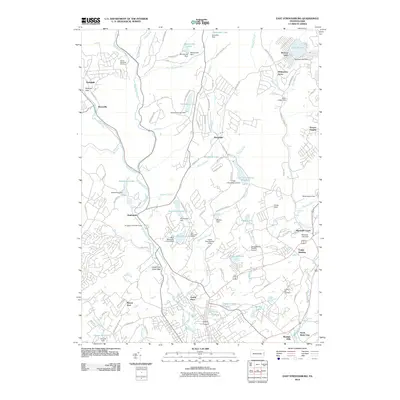 2010 Map of East Stroudsburg, 2010 Print