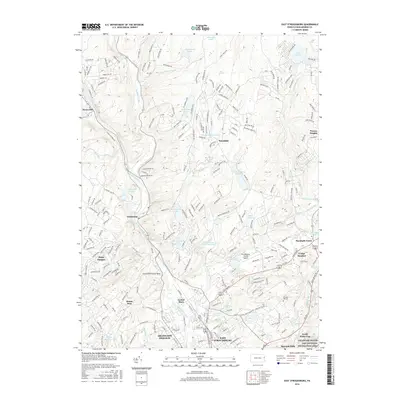 2016 Map of East Stroudsburg, 2016 Print