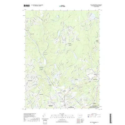 2019 Map of East Stroudsburg, 2019 Print