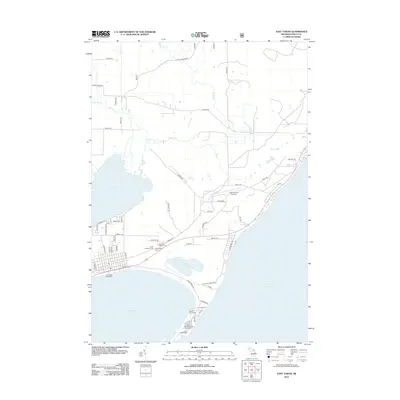 2012 Map of East Tawas, 2012 Print