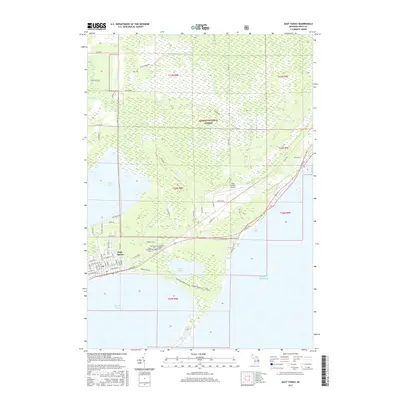 2017 Map of East Tawas, 2017 Print