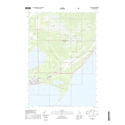 2019 Map of East Tawas, 2019 Print
