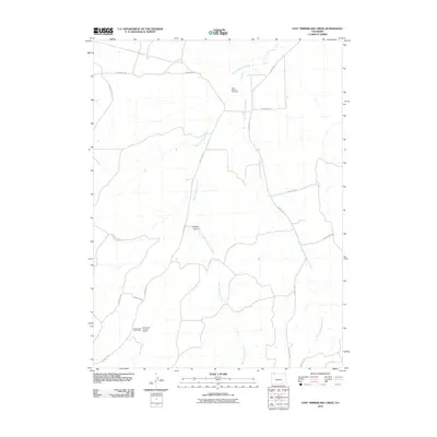 2010 Map of East Timberlake Creek, 2010 Print