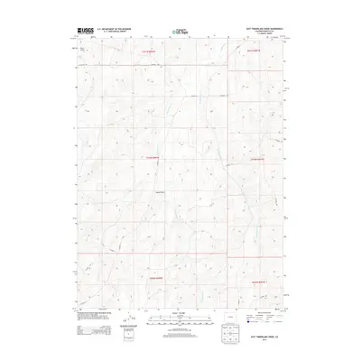 2013 Map of East Timberlake Creek, 2013 Print