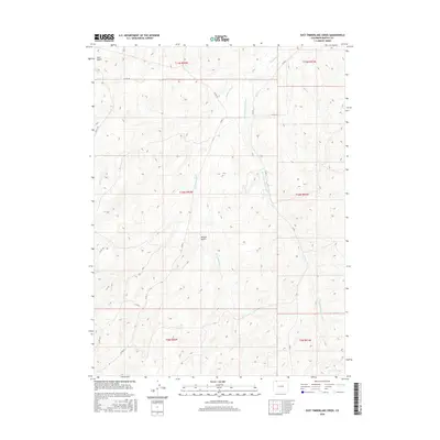 2016 Map of East Timberlake Creek, 2016 Print