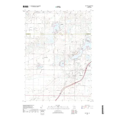 2018 Map of East Troy, 2018 Print
