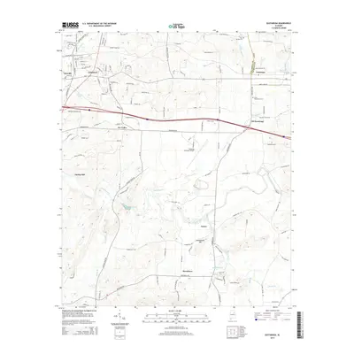 2014 Map of Eastaboga, 2014 Print