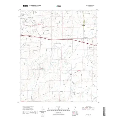 2020 Map of Eastaboga, 2020 Print