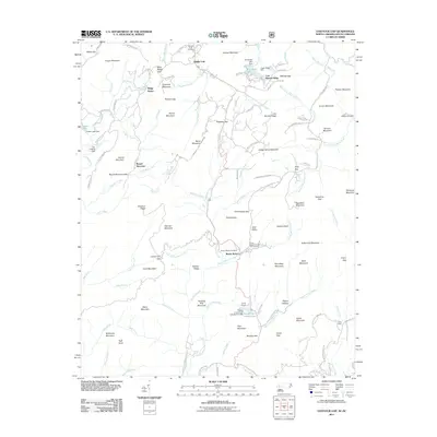 2011 Map of Eastatoe Gap, 2011 Print