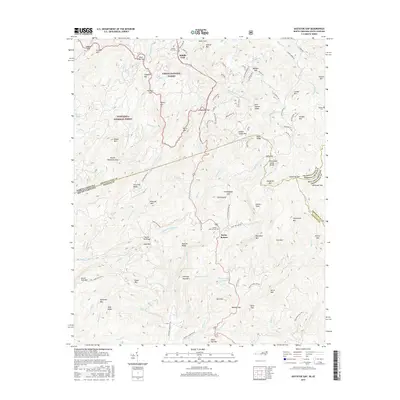 2016 Map of Eastatoe Gap, 2016 Print