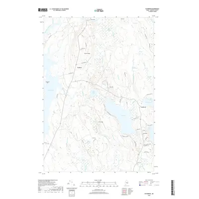 2018 Map of Eastbrook, 2018 Print