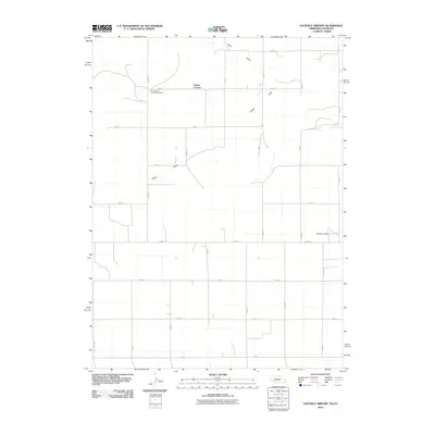 2010 Map of Easterly Airport, 2010 Print