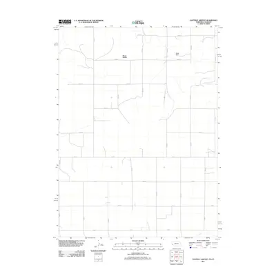 2011 Map of Easterly Airport, 2011 Print