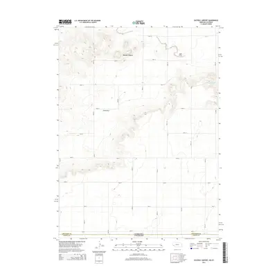 2014 Map of Easterly Airport, 2014 Print