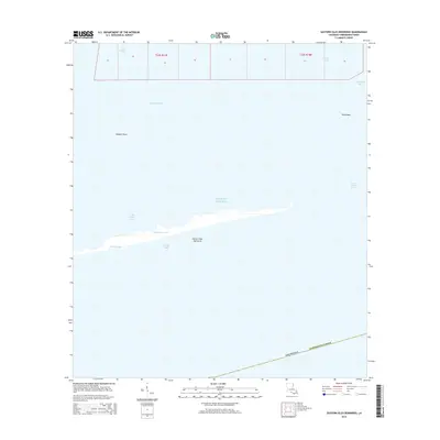 2015 Map of Eastern Isles Dernieres, 2015 Print