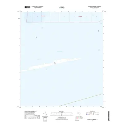 2018 Map of Eastern Isles Dernieres, 2018 Print