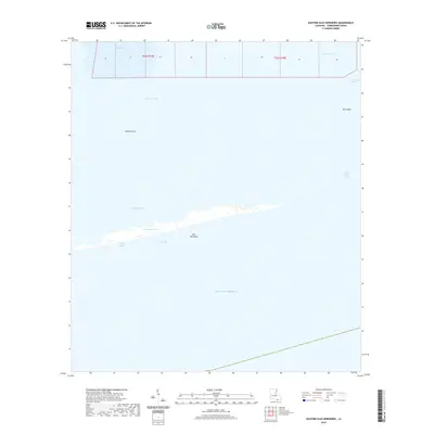2020 Map of Eastern Isles Dernieres, 2020 Print