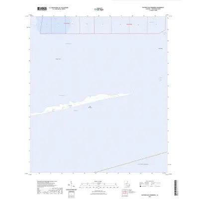2024 Map of Eastern Isles Dernieres, 2024 Print