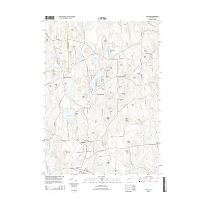 2015 Map of Eastford, 2015 Print