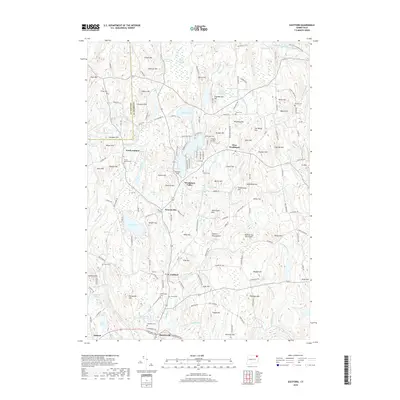 2018 Map of Eastford, 2018 Print