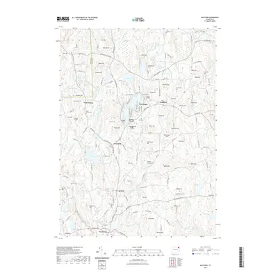 2021 Map of Eastford, 2021 Print
