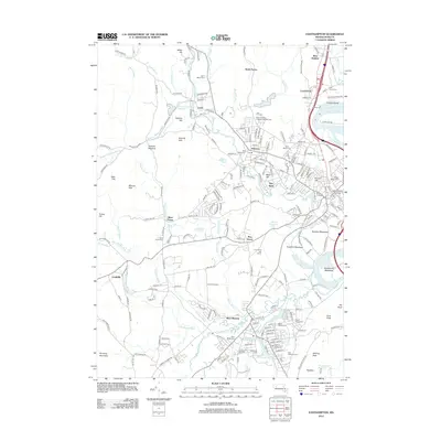 2012 Map of Easthampton, 2012 Print