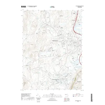 2018 Map of Easthampton, 2018 Print