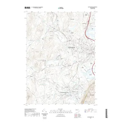 2021 Map of Easthampton, 2021 Print