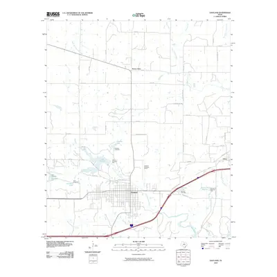 2010 Map of Eastland, 2010 Print