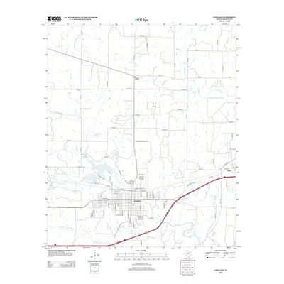 2012 Map of Eastland, 2012 Print