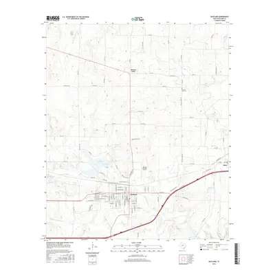 2016 Map of Eastland, 2016 Print