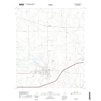 2019 Map of Eastland, 2019 Print
