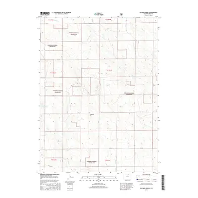 2016 Map of Eastman Creek SE, 2016 Print