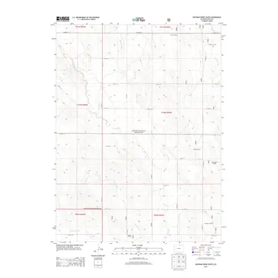 2013 Map of Eastman Creek South, 2013 Print