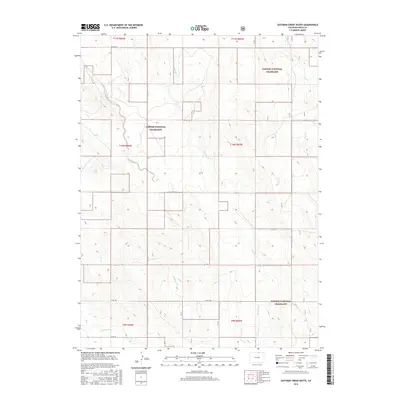 2016 Map of Eastman Creek South, 2016 Print