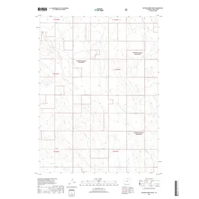 2019 Map of Eastman Creek South, 2019 Print