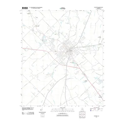 2011 Map of Eastman, 2011 Print