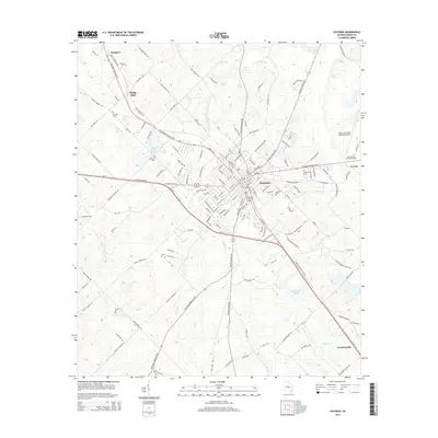 2014 Map of Eastman, 2014 Print