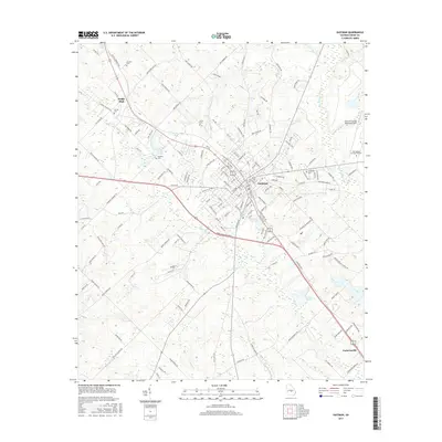 2017 Map of Eastman, 2017 Print