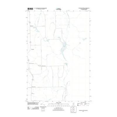 2011 Map of Easton Center, 2011 Print
