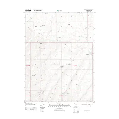2013 Map of Easton Gulch, 2013 Print