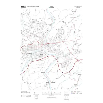 2013 Map of Easton, 2013 Print