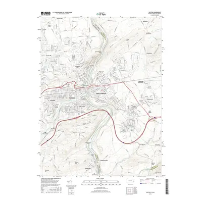 2016 Map of Easton, 2016 Print