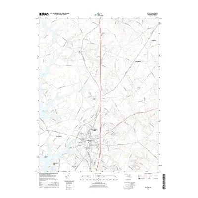 2016 Map of Easton, 2016 Print