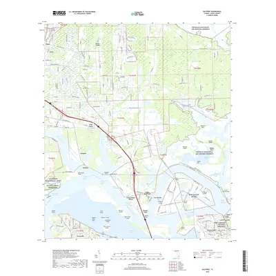 2018 Map of Eastport, 2018 Print