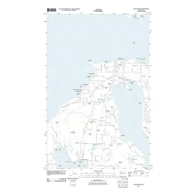 2011 Map of Eastsound, 2011 Print
