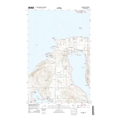 2014 Map of Eastsound, 2014 Print