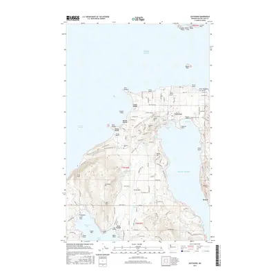 2017 Map of Eastsound, 2017 Print